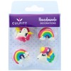 Culpitt Rainbows & Unicorns Sugar Piping's, Edible Cake Decorations, Unicorn