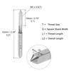 TA-VIGOR 2Pcs M5 x 0.8mm Metric Machine Tap, 3 Straight
