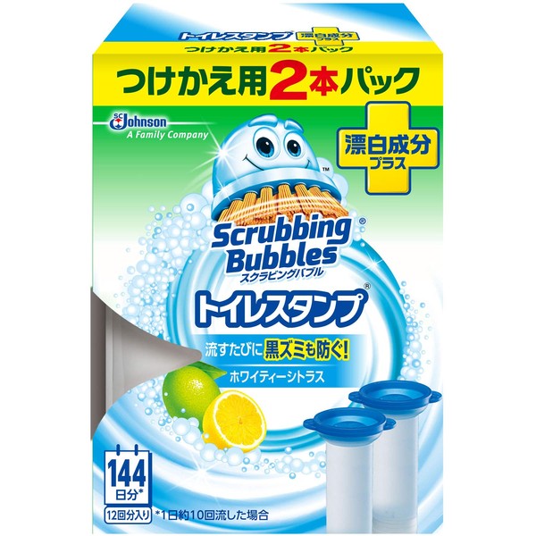 Scrubbing Bubbles Toilet Cleaning Stamp, Whitey Citrus Scent, , ,