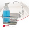 13.5 oz Capacity Refillable Plastic Bottle with Open Wire Caddy