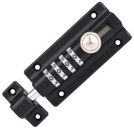 Combination Locking Bolt,Set Your Own Code,Thicken Solid Zinc Alloy,Home Reinforcement,Iron Gates,barns,Fences,childproofing,cupboards,Workshop