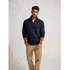 PJ PAUL JONES Men's Troyer Pullover with Zip Work Jumper