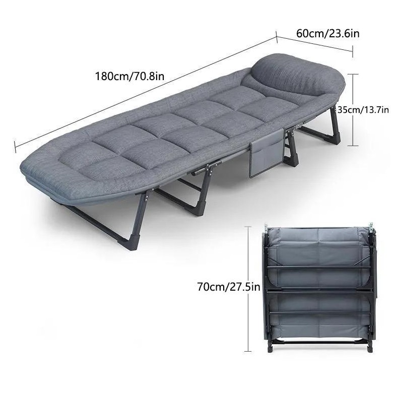 Sleeping Cots for Adults 6 Positions, Portable & Foldable Bed