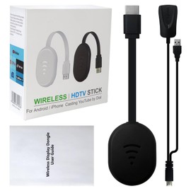 BUTITNOW New Wireless HDMI Display Dongle Adapter, Video Mirroring Dongle Receiver Support for Mac iOS Android Casting/Mirroring to TV/Projector/Monitor, TV Adapter for YouTube,