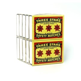 YBW Swedish Match, Three Stars Safety Matches, 10 pack