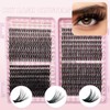 640pcs Lash Clusters 9-16mm Wispy Cluster Eyelash Extensions Individual Lashes