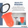 30 Pcs Fire Sprinkler Covers With Magnet Orange for Ceilings