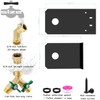 YOEXON Garden Faucet Splitter, Y-Type Diverter Valve + Hose Extension