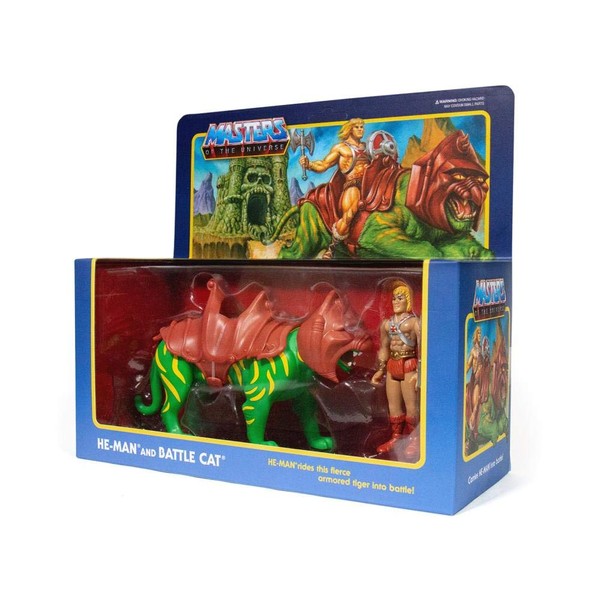 Super7 He-Man and Battle Cat Masters of The Universe Reaction