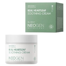 Neogen Real Heartleaf Soothing Cream 80g Moist Skin Houttuynia cordata skin soothing moisturizing cream fast absorption / 네오젠 리얼 하트리프 수딩 크림 80g 촉촉한피부 어성초 피부진정 보습크림 빠른흡수