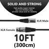Geekria for Creators XLR Male to XLR Female Microphone Cable