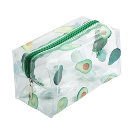 Makeup Bag Travel Cosmetic Bag Pencil Bag Transparent PVC Pencil Box Portable Makeup Pouch Storage Organiser for Women Travelling, Camping