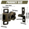 Bonuci 20 Pcs Cabinet Door Latch and Catch Hardware Double