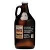 Libbey Amber 64 Oz. Growler with White Metal Lid