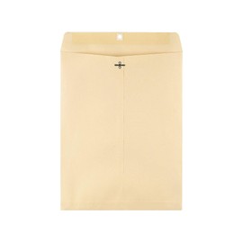 Staples Clasp Extra-Heavyweight Envelopes 12-Inch X 15-1/2-Inch Manila 100/Box
