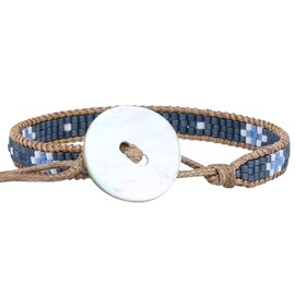 KELITCH Retro Miyuki Pearl Bracelet Bangle Cuff Bracelet Women Bohemian Handmade Bracelet Jewellery 31N, miyuki