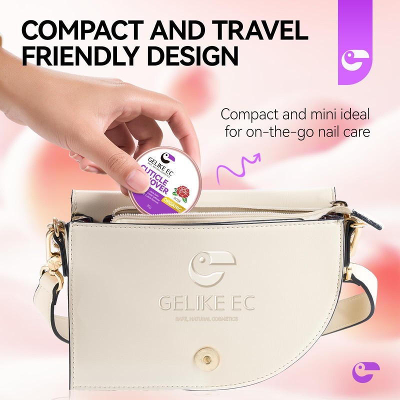 gelike ec Cuticle Cream for Dry Damaged Cuticles: Rose Organic