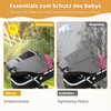 Awning Pram UV Protection 50+ and Waterproof, Sun Shade for