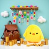 Yellow Cute Cartoon Coin Purse,Creative Chicken Bag for Mini Zipper