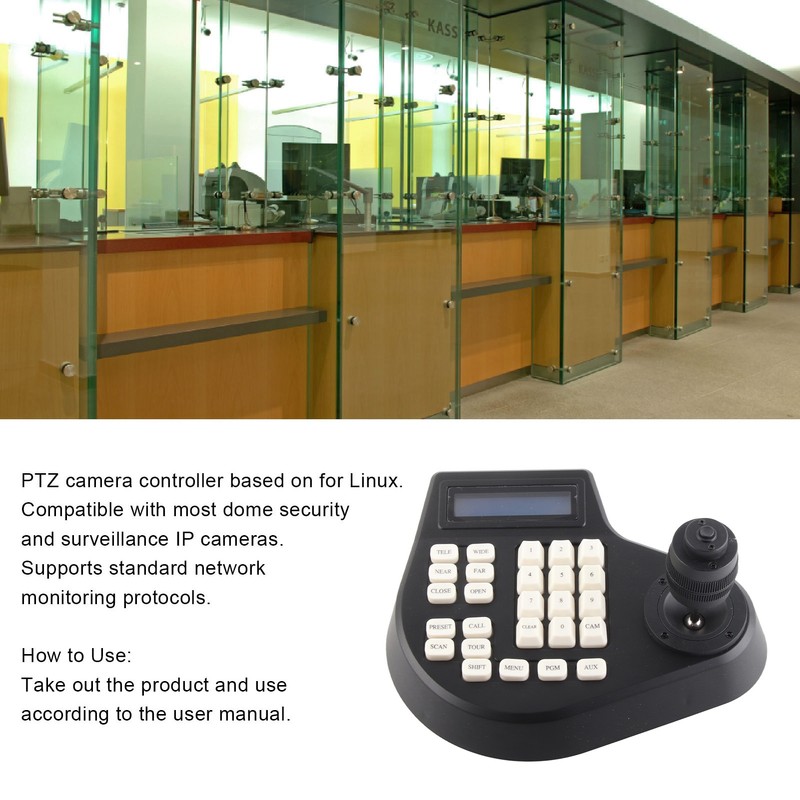 Mini Analog PTZ Camera Keyboard 4D PTZ Coaxial Dome Camera