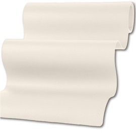 Mahewa® Premium Table Runner Made of Imitation Leather - Faux Leather Table Runner Washable and Waterproof - Leather Table Runner Table Runner in Leather Look (Square, 135 x 30 cm, Cream)