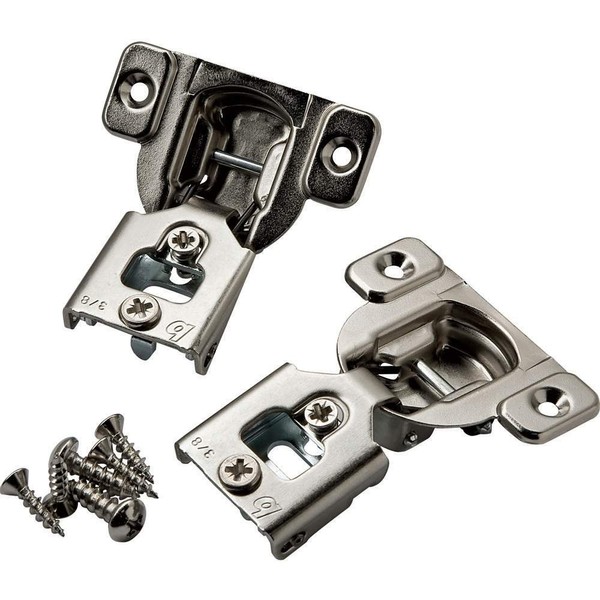 3/8" Overlay 3-Way Face Frame Hinges (Pair)