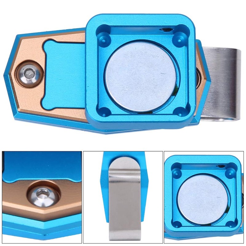 Mini Billiard Chalk Holder, Portable Magnetic Snooker Chalk Box Aluminum