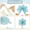 Paper Flower Fan Decorations – 9-Piece Tissue Paper Rosettes Set