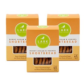 Burnt Sugar and Fennel Shortbread Cookies by Lark Fine Foods - Pack of 3