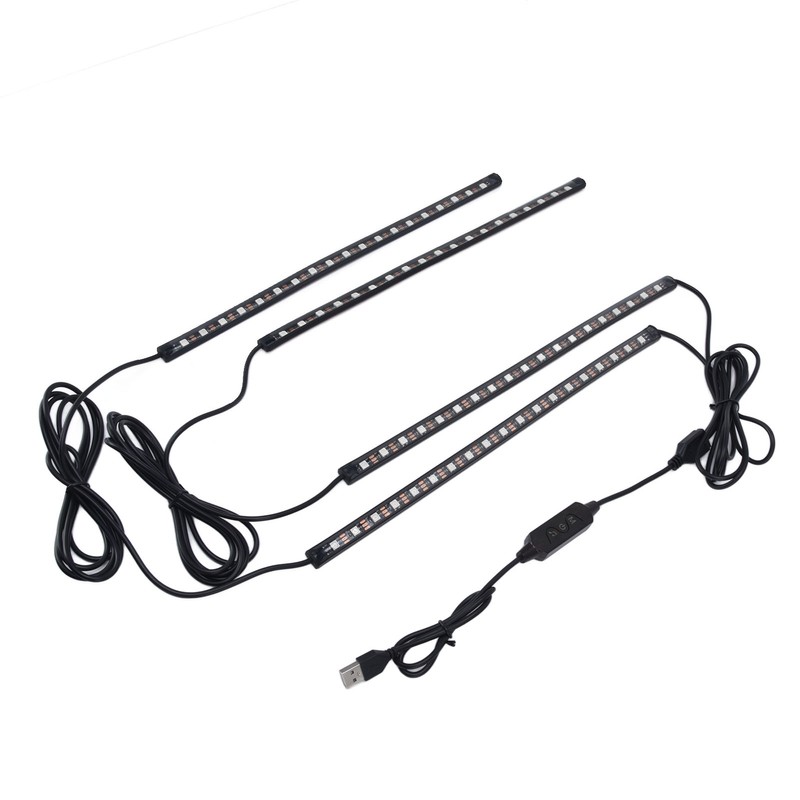 RGBW Music LED Car Interior Strip Light Music Car Interior