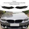 2 Pcs Front Bumper Diffuser Glossy Black Left Right Lip