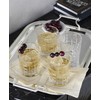 Reed & Barton 897892 Deklan Double Old Fashioned Glasses, Set