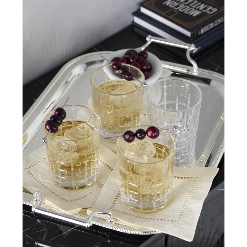 Reed & Barton 897892 Deklan Double Old Fashioned Glasses, Set