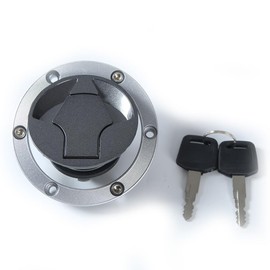 AitDafred Fuel Gas Cap Tank Cover with Keys for Kawasaki 2008-2014 EX250 Ninja 250, 2013-2017 EX300 Ninja 300, 2013-2016 ER250 300 Z250 Z300, Z250SL for Kawasaki Gas Cap
