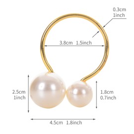 Pack of 6 napkin rings, gold, napkin rings, Christmas, napkin ring, napkin rings, napkin rings, napkin ring, gold