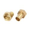 sourcingmap 3/4BSP Female Thread 19mm Hose Barb Brass Tubing Coupler