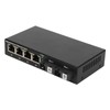 Fiber Media Converter 6 Ports 10 100 1000Mbps RX1550nm 20km