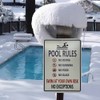 Aluminum Plate Wall Sign Pool Rules Wall Decoration Outdoor Swimming