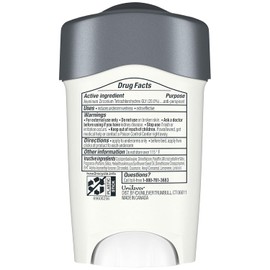 Dove Men+Care Deodorant, 96H Clinical Protection Antiperspirant, Clean Comfort 3-Pack – Prescription Strength Wetness Protection with ¼ Moisturizers, 1.7 Oz Ea