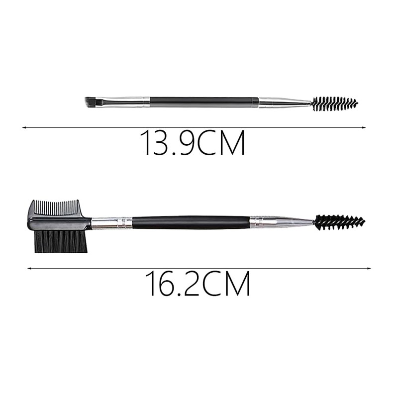 Eyebrow Brush, 2 Pieces Eyelash Comb Double Ended Eyelash Brush,