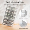 Foluck Shoe Storage Box, 15 Pack Clear Plastic Stackable Shoe