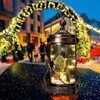 Christmas Lantern Lights, Christmas Snow Globe Lantern Indoor Decoration with
