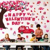 124 Pcs Valentine's Day Classroom Bulletin Board Decorations Valentines Lovely