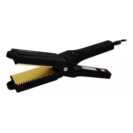 GA.MA Italy Alaciadora Para Cabello Ethnic Bi-volt Negra/dorada Ga-ma