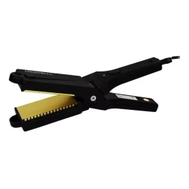 GA.MA Italy Alaciadora Para Cabello Ethnic Bi-volt Negra/dorada Ga-ma