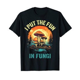 Trendy Funky Hippie 60s 70s Aesthetic Cottagecore Mushroom T-Shirt