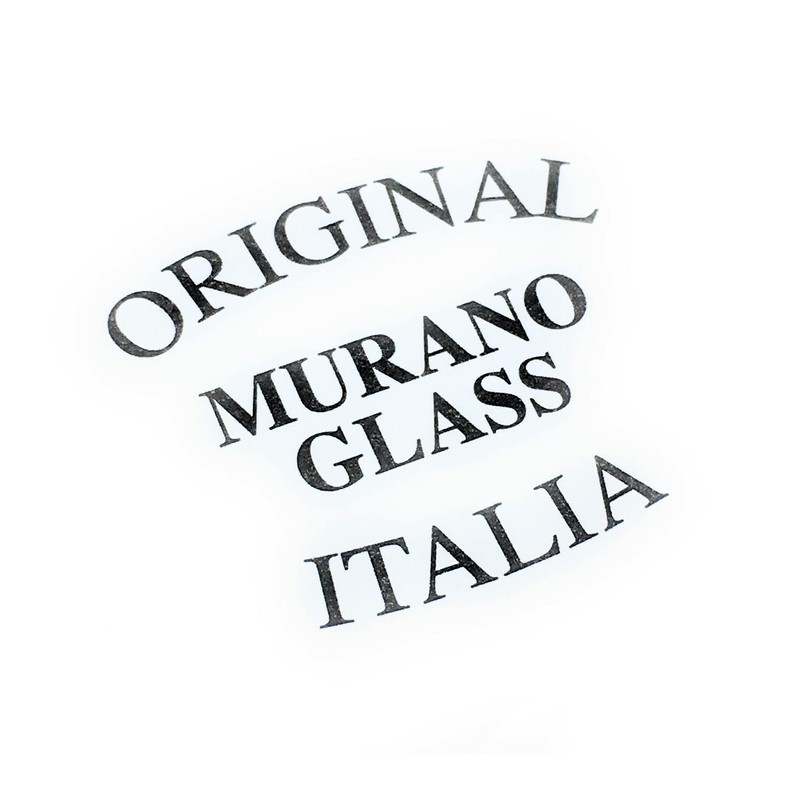 Glass Pendant, Murano Glass Pendant, Handmade Glass Pendant, Silver Leaf,