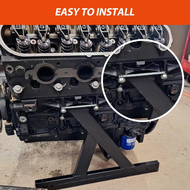 LEQEE Engine Stand for LS Engines Cradle Compatible with V8