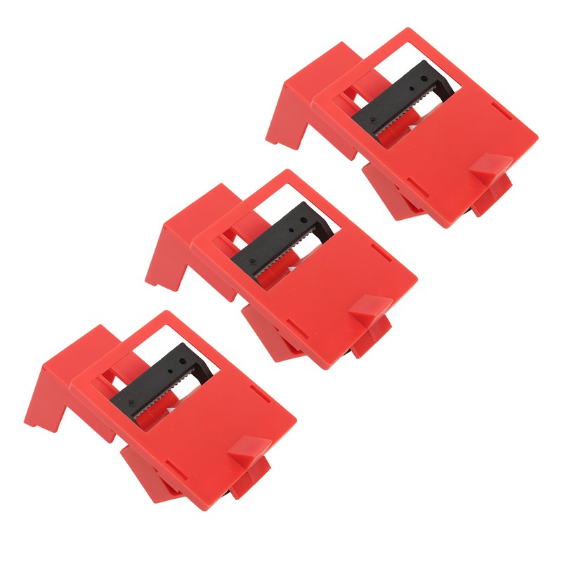 3Pcs/Set Large Clamp On Circuit Breaker Lockout Device Temperature Resistance