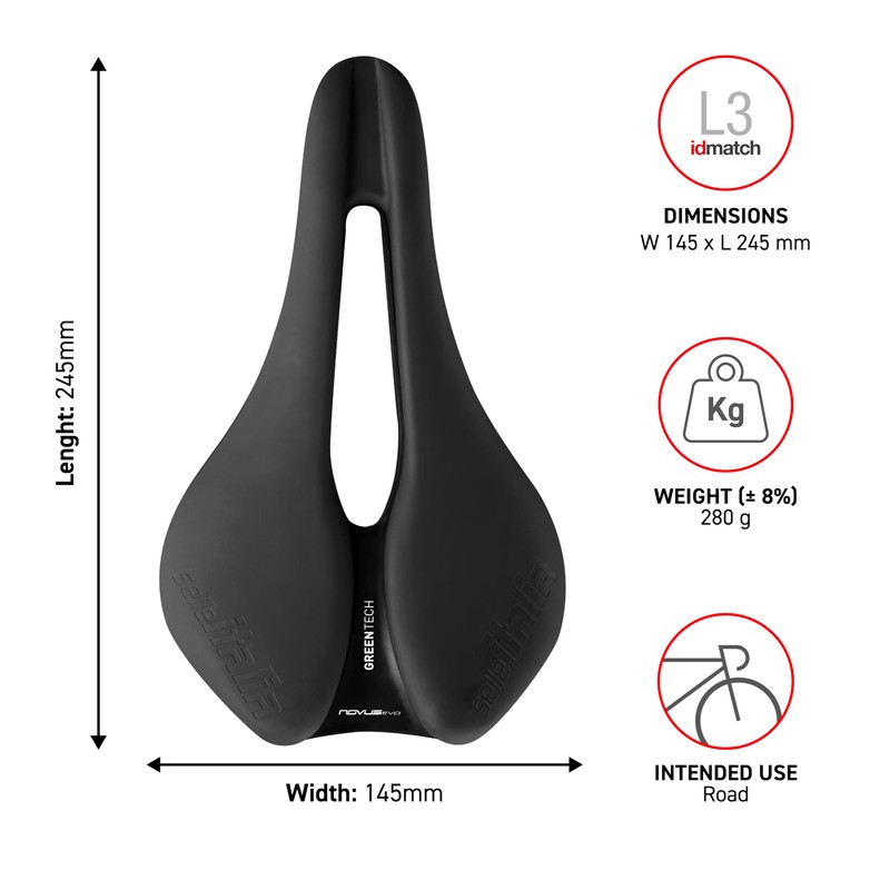 Selle Italia Saddle NOVUS BOOST EVO SPORT Fec L